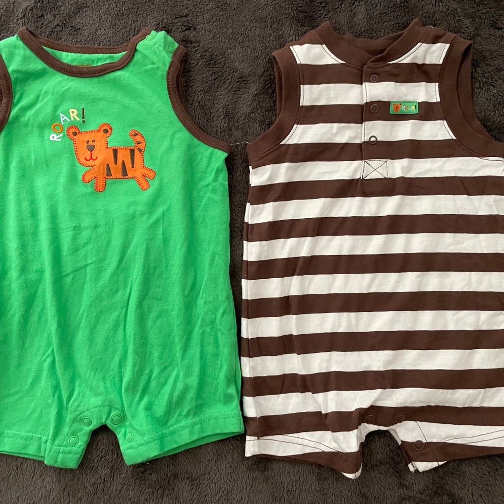 Two Carter’s one piece sunsuits